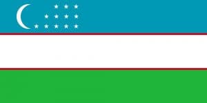 flag of Uzbekistan